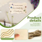 FSWCCK 24 Pieces Unfinished Hanging Wood Sign Blank with Ropes, Rectangle Blank Wood Sign Plain Hanging Craft Door Signs Wall Art Farmhouse Wooden Sign for Door Wall Art Decoration (6 Style) FSWCCK