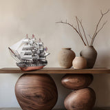 Piececool 3D Metal Puzzles, USS Constitution Sailing Boat Models for Adults Sailing Frigate Warship Sailboat Ship Model Building Kits Hobby Crafts for Adults Creative Gift Ideas Birthday Christmas Piececool