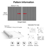 weiseni Peel and Stick Wallpaper Contact Paper White and Black Wood Grain Slat Panels Countertops Modern Removable Renter Apartment Friendly Self Adhesive 3D Easy Vinyl Wrap 118" x 17.7" weiseni