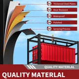 YEEZER Shelving Units and Storage, 1800LBS Garage Storage Shelves, 3 Tier Shelving Unit, Steel Industrial Shelving, Adjustable Standing Shelf for Garage, Pantry, Closet 36" H x 36" W x 16" D, Black YEEZER