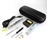 SEQURE SI012 Soldering Iron Kit, 68W Portable Soldering Iron Electric, Fast Heating, DC+PD Power Input, Digital OLED Display, Constant Temperature, Auto Sleep Welding Tool, TS-B2 Soldering Tip, XT60 SEQURE
