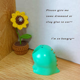 LINFANG Diamond Art Tool Desktop Trash Can Ornament Cute Tool, Diamond Painting Accessories, Diamond Art Kit for Adults, Creative Mini Garbage Can, Small Storage | Ideal for Diamond Work (Dinosaur) LINGFANG