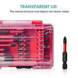 35Pcs Screwdriver Bits Set S2 Steel Screwdriver Impact Kit With a Storage Box, Used for Power Screwdrivers and Electric Drill Drivers YOSIGHT