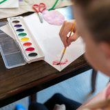 Crayola Washable Watercolor Paint Sets for Kids (12ct), Bulk Arts & Crafts Supplies, 8 Paint Colors, Brush Included, Easter Basket Stuffers & Gifts Crayola