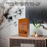 Vocpy Handmade Solid Wooden Urn, Urns for Human Ashes Adult Male or Female, 250lbs Engraved Tree of Life Cremation Urns Box(Tree of Life) Vocpy