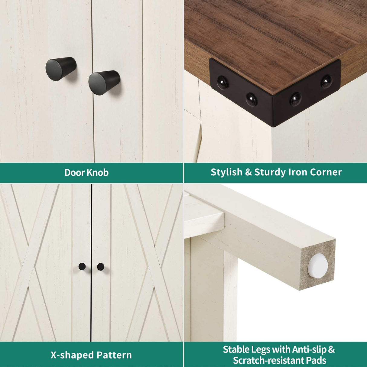 YITAHOME Shoe Cabinet with Doors, Farmhouse 5-Tier Shoe Storage Cabinet for Entryway, Large Capacity Wooden Shoes Rack Organizer for Entryway/Hallway/Closet, Beige YITAHOME