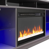 Ameriwood Home Luna Fireplace TV Stand for TVs up to 65", Graphite Grey Ameriwood Home