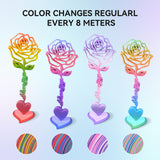 250g Rainbow PLA Filament 1.75mm Bundle, SUNLU 3D Printer Filament Neatly Wound, Fast Color Change Each 8 Meters, 250g Spool, 4 Rolls, Rainbow 01-04 YOOPAI