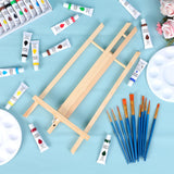 ESRICH 2Pack16in Tabletop Easel,Tabletop Easel for Painting Party, Wooden Tabletop Display Easels,Painting Easel for Displaying Canvases, Photos, Display Tripod Holder Stand for Students Kids ESRICH