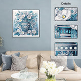 Stalente Diamond Painting Kits for Adults Flower, 5D Special Shape Diamond Art Kits for Beginners, Crystal Rhinestones Diamond Painting for Home Wall Decoration Gift 12×12inch, Vase Stalente