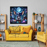 CHWGLFGG 5D Diamond Art Kits for Adults Beginners, Enchanted Forest Animal Diamond Painting Kits, DIY Full Round Drill Paint by Diamonds Dot Gem Art for Adults, Home Wall Decor 13.7X 13.7 Inch CHWGLFGG