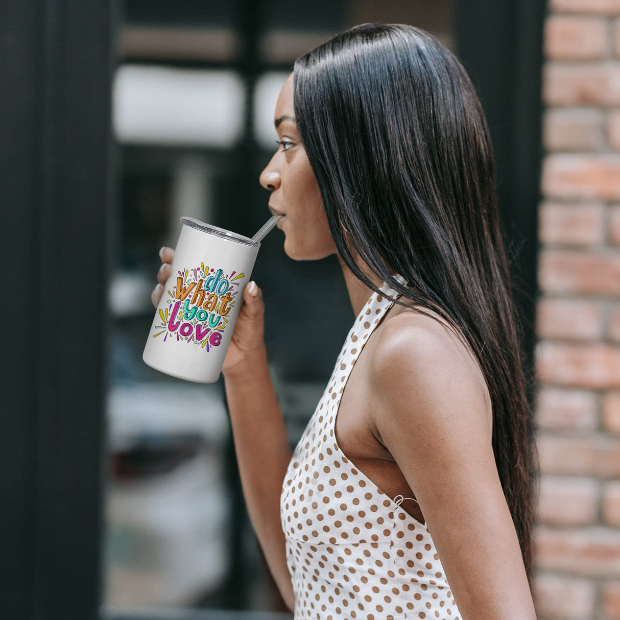 AGH 12 oz Sublimation Tumblers White Stainless Steel Straight Double Wall Vacuum 6pcs Kids Sublimation Tumblers Blanks with Lids and Straws for DIY Gift, Coffee, Tea, Beverages AGH