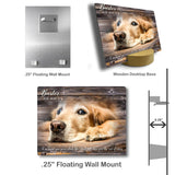 MUNDAZE Custom Pet Portrait Memorial Photo – Personalized Dog or Cat Loss Gift – Glossy Metal Print with Your Pet’s Photo – Sympathy Keepsake – Made and Shipped in USA MUNDAZE