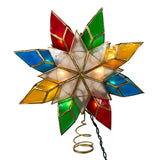 Kurt Adler 10-Light Multi-Color Capiz Star Tree Topper Kurt S. Adler