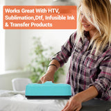 MECOLOUR Heat Press Machine for T-Shirts 12"X10", Heat Transfer Machine 110V for Sublimation,Tote Bags,Pillows,Dresses, Fast Heating, High Pressure, Precise Temperature Control, Insulated Safety Base MECOLOUR