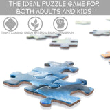 Dinosaur Jigsaw Puzzles 1000 Pieces for Adults, Families (Fierce Animal,Flame,Fighter,Astronaut,Universe, Pieces Fit Together Perfectly 19.7''x27.6''inch Performance Frameable Wildlife Puzzle Art TUMOVO