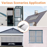 VUAOHIY Double Reflective Insulation Roll, 47''X15' Double-Sided Aluminum Bubble Insulation Roll, Rv Window and Window Insulation for Winter and Summer, Garage Door, Roof, Car VUAOHIY