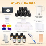 Candle Making Kit for Adults, DIY Soy Candles Making Supplies for Beginners, Complete Candle Kit for Starter, Perfect as Home Decoration Party Gift KIYTARBOO