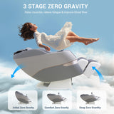 MYNTA Massage Chair Full Body, 170° Flexible SL Track Shiatsu 3D Massage Chairs with Zero Gravity, Bluetooth Speaker, Airbags & Heating, MC1650(Grey) MYNTA