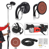 BBBuy 800W Drywall Sander Commercial Electric Sander with 6 Pcs Sanding Pads Discs Adjustable Variable Speed 1000-2000 RPM Wall Sander with Extendable Handle BBBuy