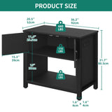 DWVO Heavy Duty Metal Aquarium Stand with Power Outlets, Cabinet for Fish Tank Accessories Storage - Suitable for 40-50 Gallon Fish Tank Stand, Turtle Tank, Reptile Terrarium, 660LBS Capacity, Black DWVO