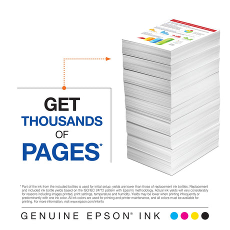 EPSON 664 EcoTank Ink Ultra-high Capacity Bottle Black (T664120-S) Works with EcoTank ET-2500, ET-2550, ET-4500, ET-4550, ET-2600, ET-2650, ET-3600, ET-16500 Epson