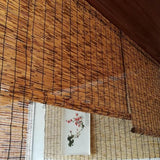 Bamboo Shades for Windows 70% Blackout Shades Blinds 10'' 20'' 26'' 28'' 30'' 34'' 36'' 38'' 42'' 48'' 54'' 60'' 72'' Width Bamboo Blinds Roller Shades for Patio Garden Balcony Cordless (Size : W60x7 Generic