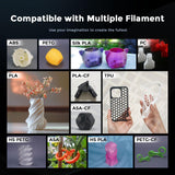 FLASHFORGE Adventurer 5M 3D Printer,600mm/s Max Speed Core XY 3D Printers with Auto Leveling,280°C Direct Extruder, 3s Detachable Nozzle, Dual-Sided PEI Platform,Dual Cooling, for Home,Kids,Beginners Voxelab