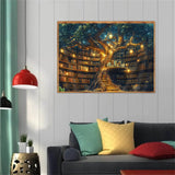 ARPADAMO Diamond Art Kits for Adults,5D Tree of Life Diamond Painting DIY Book Diamond Art Diamond Painting Kits for Adult,Round Full Drill Diamonds, Diamond Art Kits for Home Decor-12x16inch ARPADAMO