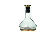 RBT Decanter with Wood Coaster and Micro-Perforated Aerator,Clear RBT