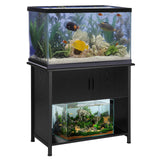 SMONTER Aquarium Stand 40 Gallon Metal Fish Tank Stand Cabinet with Storage Shelf, W36.6*D18.9*H31.5 (Stand Only) SMONTER