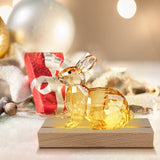 dcvbny 4Pcs Wood LED Lights Display Base,Rectangular Wooden Lighted Base Stand Warm Color for 3mm Thick Acrylic Plate Glass Plate Resin Art Paperweighs (4Pc Wood) dcvbny