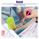 WUDWL Diamond Painting Kits for Adults - 3 Pack Lighthouse DIY 5D Diamond Art Kits Full Drill Diamond Dots Paintings with Diamonds Gem Art and Crafts Home Decor 12x16inch ﻿ WUDWL