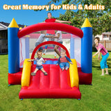 Hongcoral Bounce House, PVC Commercial Inflatable Bounce House with Blower for Kids and Adults, Blow up Bounce Castle for Indoor Outdoor Backyard Hongcoral