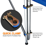 Exacme Enclosure Set Inner Safety Net with 12 Poles for 16 Foot C-Series Trampoline Exacme