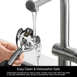 MegaWise Pro Titanium Reinforced 3-in-1 Immersion Hand Blender, Powerful Copper Motor with 80% Sharper Blades, 12-Speed Corded Blender, Including Dish Washer Safe Whisk and Milk Frother MEGAWISE