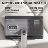 AIRTHEREAL M1 Mattress Vacuum Cleaner, 6 in 1 Bed Vacuum with High-Frequency Vibration - 80,000 RPM Dual Brushroll Rotation, UV-C Light, 14Kpa Suction, Dust Sensor, Ultrasonic and Heating Tech AIRTHEREAL