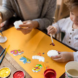 Seenelling 24 Sets Ceramics to Paint Kids Arts and Crafts Painting Kit Unpainted Plaster Statues Paint Your Own Ceramics DIY Paintable Plaster Figurines for Boys Girls Party Decor (Classic) Seenelling