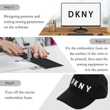 24 Pcs Embroidery Foam Sheets, 6" x 9" High Density 3mm Thick EVA Craft Foam for 3D Embroidery Crafts and Arts, Cosplay Costumes, DIY Projects, Quilting, Hats, Pillows AJLICHIBAN FUN