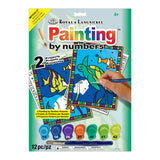 Royal Brush My First Paint By Number Kit 8.75 by 11.375-Inch-Sea Turtle and Fish, 2/projects(422094) Royal & Langnickel
