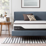 LUCID Bamboo Charcoal Infused Memory, 2 Inch, Hypoallergenic, Cooling Ventilation, CertiPUR-Certified Foam Mattress Topper, Twin XL LUCID