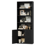 IRONCK Bookcases and Bookshelves with Doors and Storage, 6-Tier Tall Bookshelf, Book Shelf for Home Office, Living Room, Bedroom IRONCK