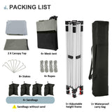 COBIZI 12x12 Pop up Gazebo on Clearance with Mosquito Netting & Sandbags, Outdoor Canopy Tent with 4 Ropes 8 Stakes & Portable Carrying Bag, Patio Portable Gazebo for Garden Backyard & Lawn,Darkgrey COBIZI