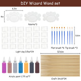 Magic Wizard Wand Making Kit DIY Craft Set for Kids Adult Birthday Party Gift Make Your Own 24 Wands (67-Piece) Maikoi