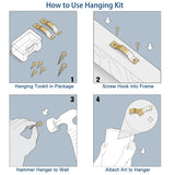 gaosoul Rustic Farmhouse Barn Canvas Wall Art Framed Misty Countryside Field Landscape Painting Rusty Old Truck Loaded With Flowers Picture Prints for Bedroom Living Room Office Decor 16x12in gaosoul