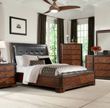 MINKA-AIRE F845-DK Light Wave LED 44" Distressed Koa Low Profile Ceiling Fan with Light, Remote Control and 3.5 Inch Downrod MINKA-AIRE