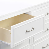 DaVinci Charlie 6-Drawer Double Dresser in White DaVinci