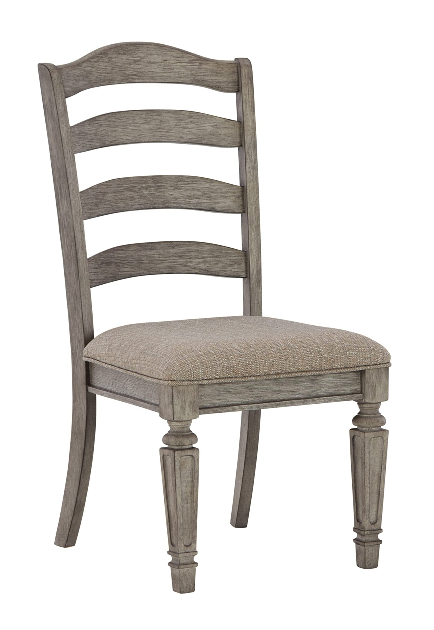 Signature Design by Ashley Lodenbay Classic Farmhouse Weathered Dining Chair, Set of 2, Antique Gray