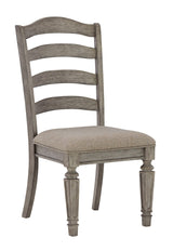 Signature Design by Ashley Lodenbay Classic Farmhouse Weathered Dining Chair, Set of 2, Antique Gray Signature Design by Ashley