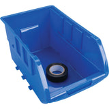 Performance Tool W5196 Large Stackable Storage Trays - Adjustable for Vertical or Horizontal Position, Blue, Pack of 4 Performance Tool